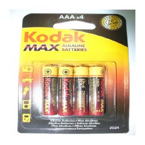 Pilha Alkalina Kodak Max AAA 1X4 Ref. 22013
